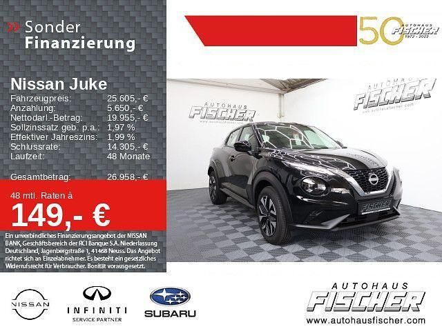 Neu Nissan Juke Acenta 114 PS (83 kW) 2025 Schwarz SUV
