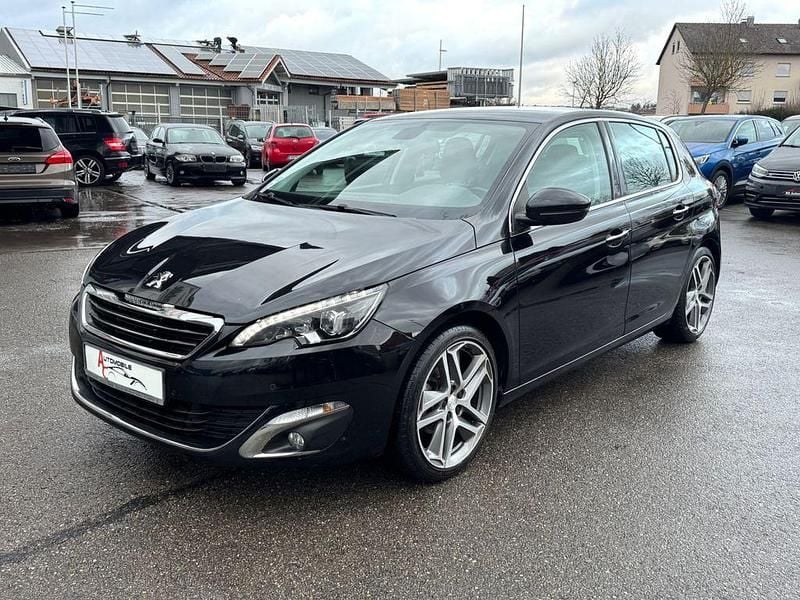 Schwarz Gebraucht 2015 Peugeot 308 Allure Limousine | 5.999 € (Guter Preis) - Bild 1/4