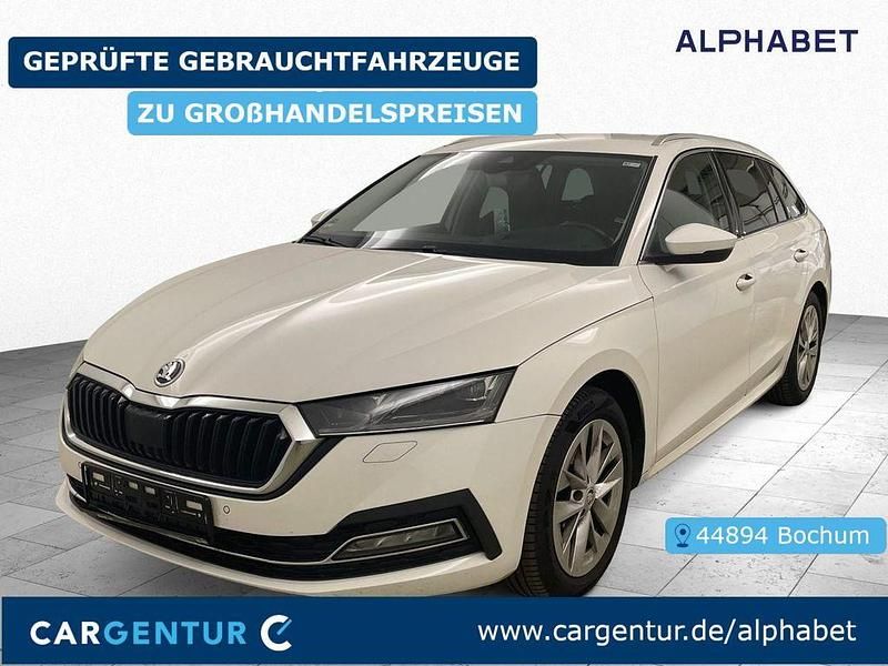 Candyweiss uni Gebraucht 2021 Skoda Octavia Style Kombi | 15.597 € (Fairer Preis) - Bild 1/2