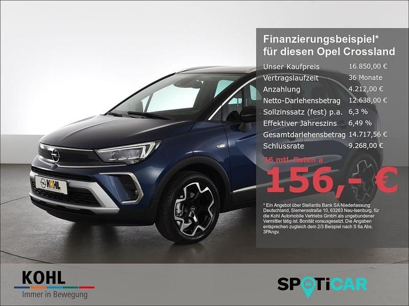 Blau Gebraucht 2021 Opel Crossland Ultimate SUV | 18.450 € (Etwas zu teuer) - Bild 1/4