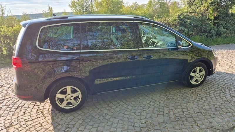 Gebraucht VW Sharan Sound 150 PS (110 kW) 2017 Schwarz Van / Kleinbus