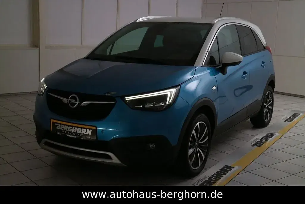 Gebraucht Opel Crossland X 120 PS (88 kW) 2019 Arktis blau (metallic) SUV