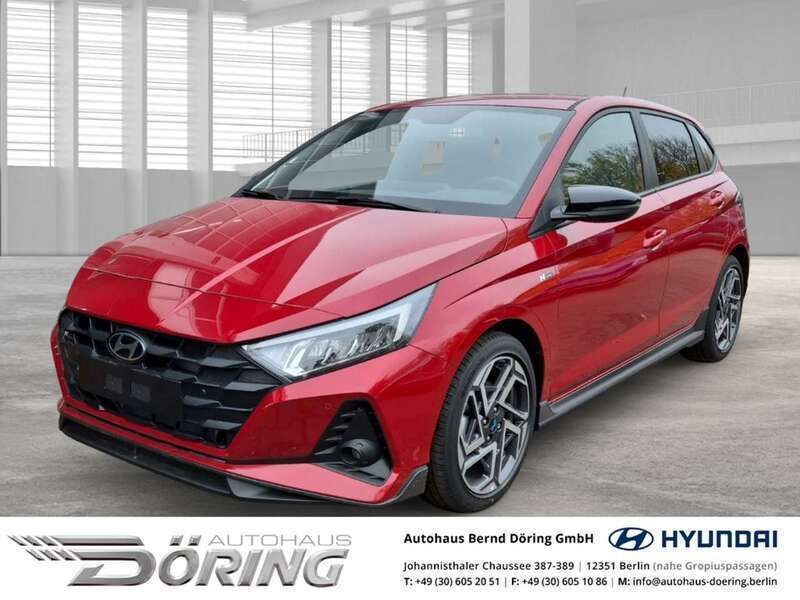Atlas white/ phantom black / sol (weiss) Neu 2024 Hyundai i20 Turbo Limousine | 23.980 € (Fairer Preis) - Bild 1/4