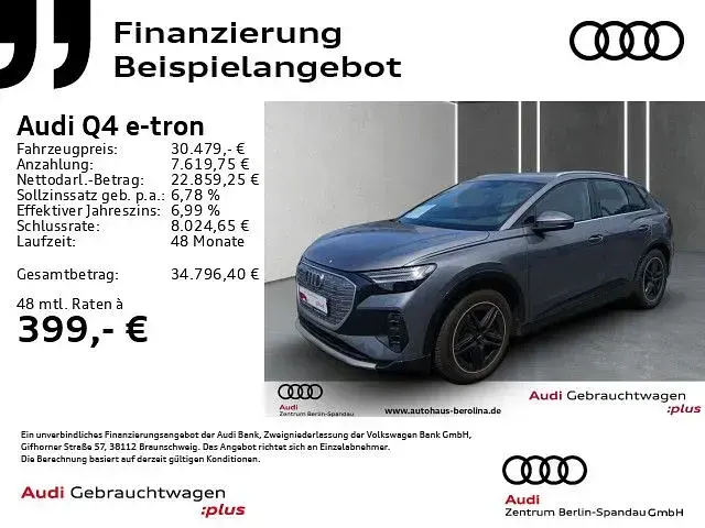 Gebraucht Audi Q4 e-tron Advanced Plus 150 kW (204 PS) 2023 Taifungrau metallic SUV