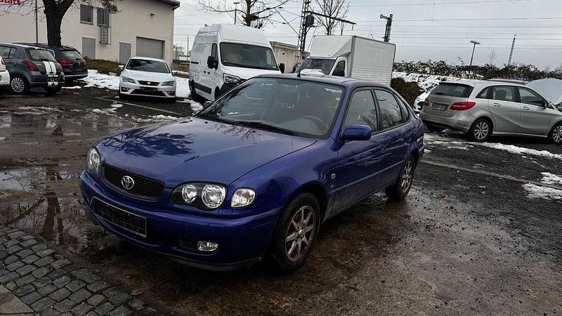 Gebraucht Toyota Corolla 110 PS (80 kW) 2001 Blau Limousine