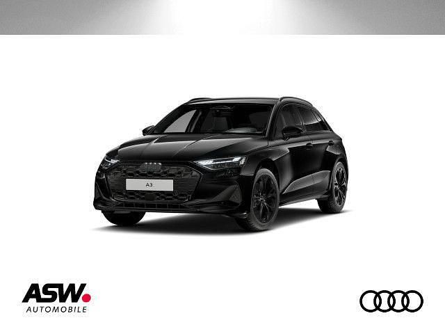 Mythosschwarz metallic Neu 2026 Audi A3 Advanced Limousine | 40.890 € (Teuer) - Bild 1/4
