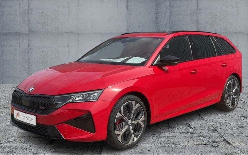 Rot Neu 2025 Skoda Octavia RS Kombi | 49.470 € (Teuer) - Bild 1/4