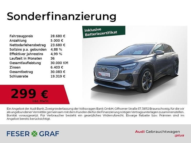 Gebraucht Audi Q4 e-tron Ambiente 150 kW (204 PS) 2022 Taifungrau metallic SUV