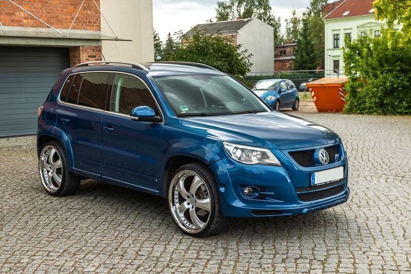 Blau Gebraucht 2008 VW Tiguan SUV | 8.799 € (Fairer Preis) - Bild 1/4