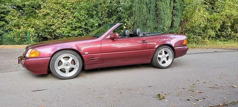 Gebraucht Mercedes SL320 231 PS (169 kW) 1996 Rot Cabrio