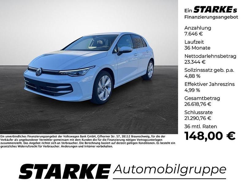 Pure white Neu 2025 VW Golf VIII Style Limousine | 32.390 € (Fairer Preis) - Bild 1/4