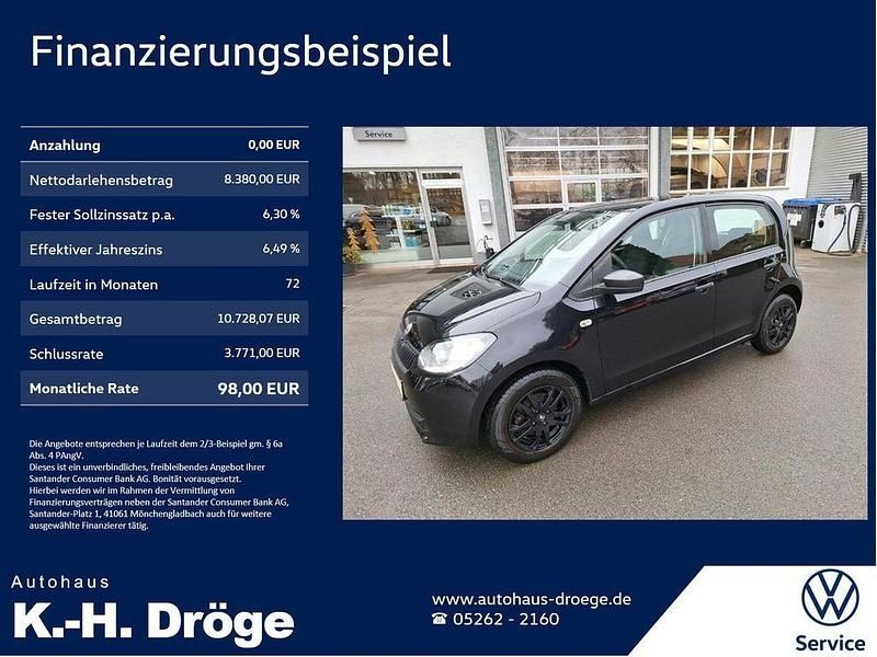 Gebraucht Skoda Citigo Active 75 PS (55 kW) 2017 Schwarz Kleinwagen