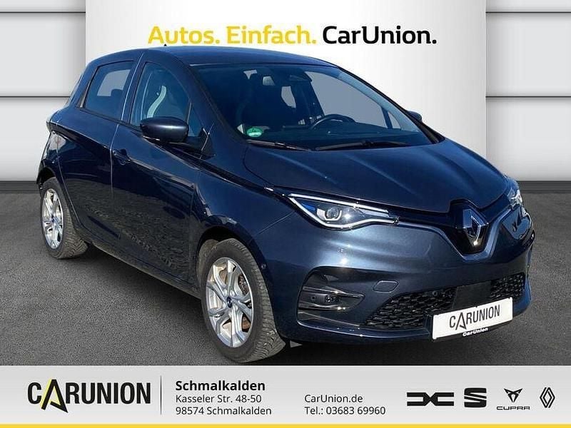 Gebraucht Renault Zoe Iconic 100 kW (136 PS) 2022 Titanium grau metallic Kleinwagen