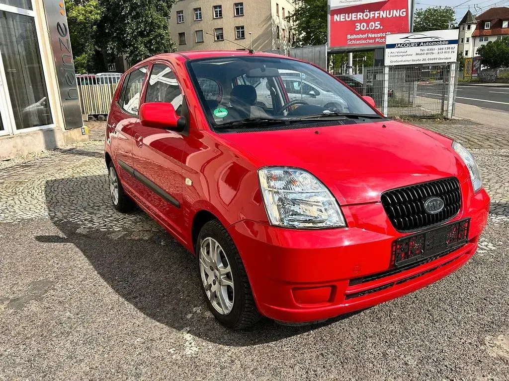 Gebraucht Kia Picanto LX 65 PS (47 kW) 2005 Rot Kleinwagen