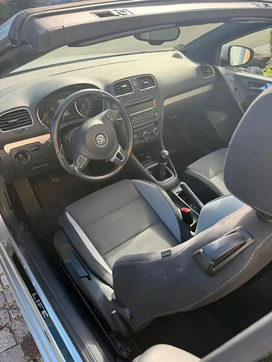 Gebraucht VW Golf Cabriolet 105 PS (77 kW) 2013 Silber Cabrio