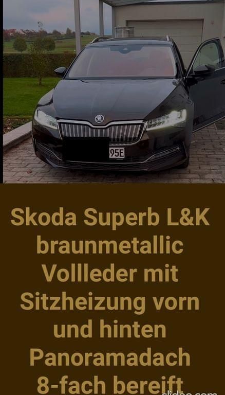 Braun Gebraucht 2020 Skoda Superb LAURIN & KLEMENT Kombi | 22.900 € - Bild 1/4