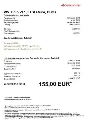 Gebraucht VW Polo 95 PS (69 kW) 2021 Silber Limousine