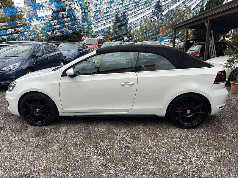 Weiß Gebraucht 2013 VW Golf Cabriolet GTI Cabrio | 11.950 € (Guter Preis) - Bild 1/4