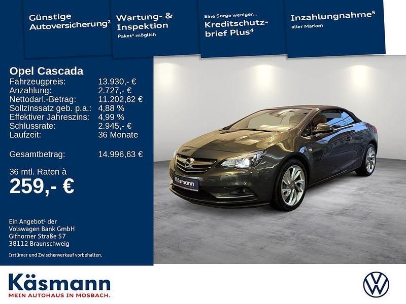 Grau Gebraucht 2014 Opel Cascada Innovation Cabrio | 13.930 € (Fairer Preis) - Bild 1/4