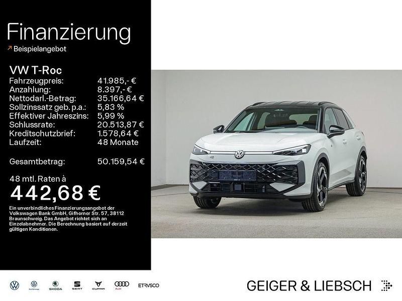 Weiß Gebraucht 2025 VW T-Roc R-line SUV | 41.985 € - Bild 1/4