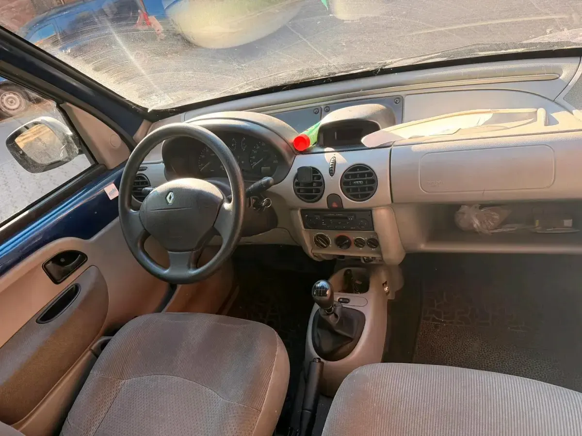 Gebraucht Renault Kangoo 55 PS (40 kW) 2002 Blau Van / Kleinbus