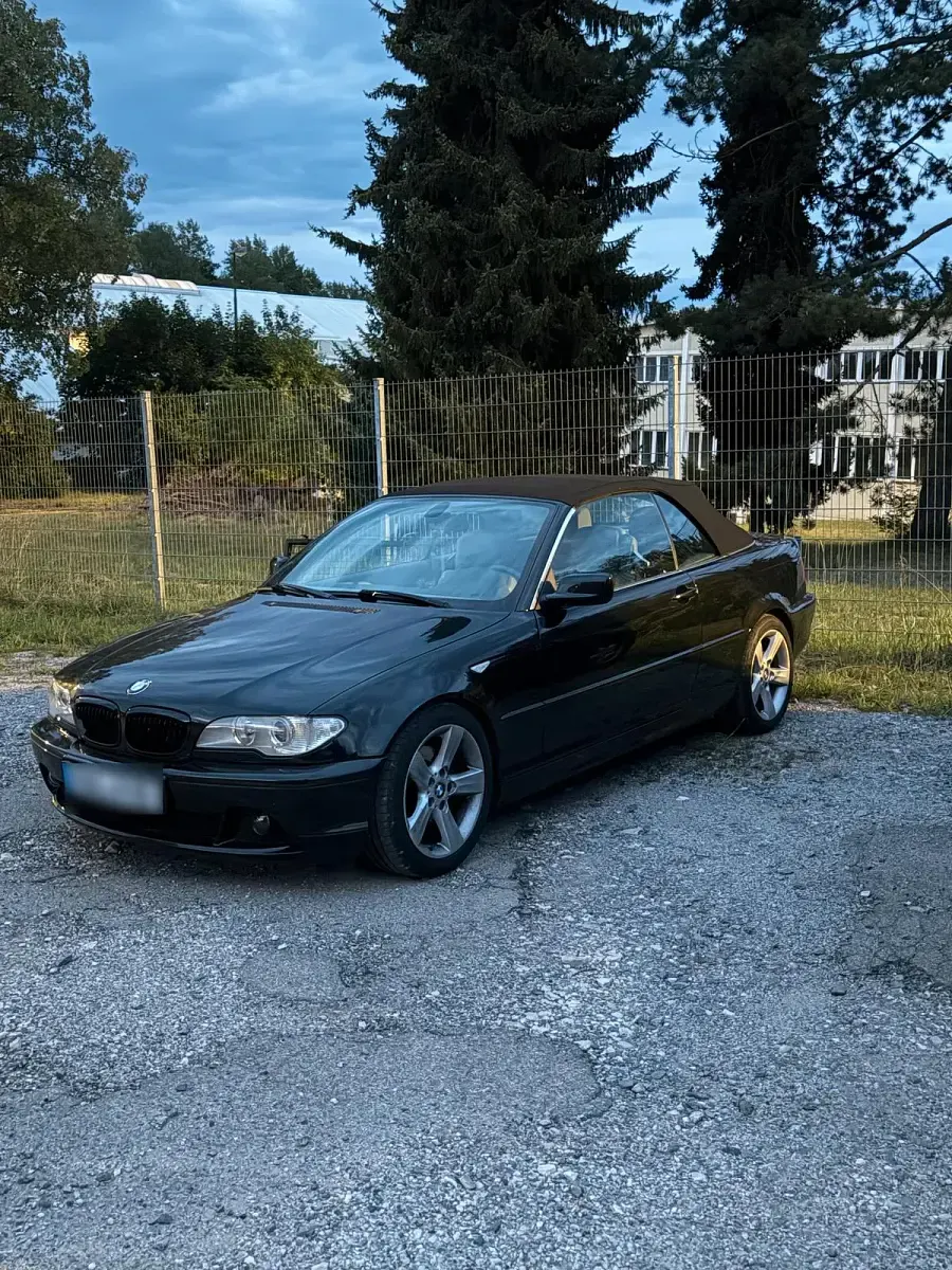 Gebraucht BMW 325 Cabriolet 192 PS (141 kW) 2005 Schwarz Cabrio