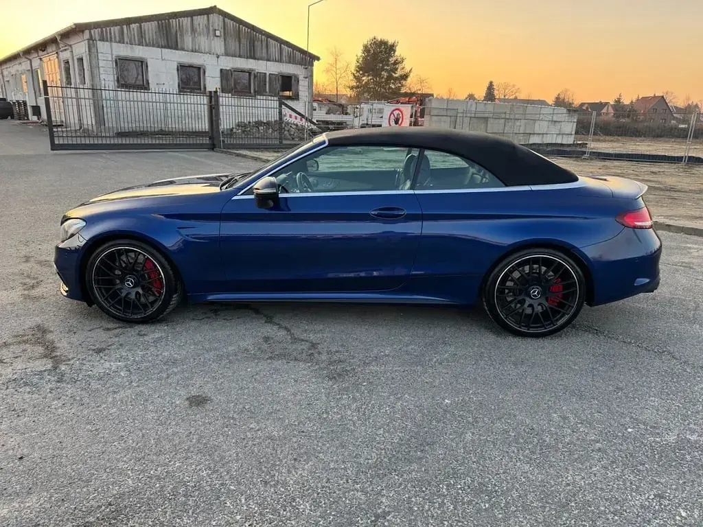 Gebraucht Mercedes C63S AMG AMG 510 PS (375 kW) 2018 Blau Cabrio