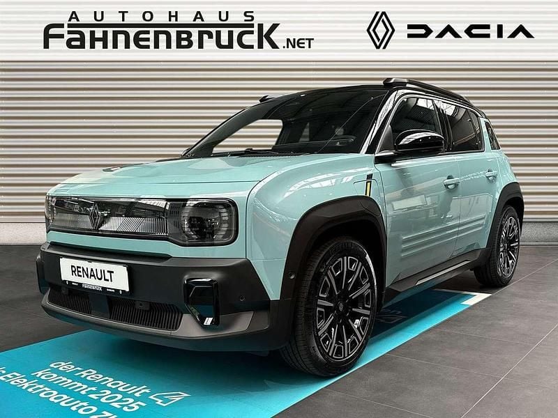 Neu Renault 4 E-Tech Iconic 77 kW (106 PS) 2026 Hautsdefrancegrün, black pe SUV