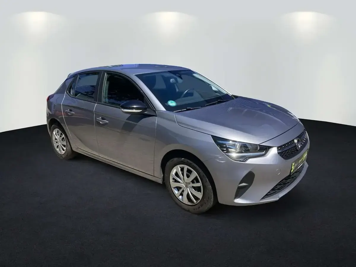 Gebraucht Opel Corsa Edition 75 PS (55 kW) 2021 Kontrast grau / quarz silber Kleinwagen
