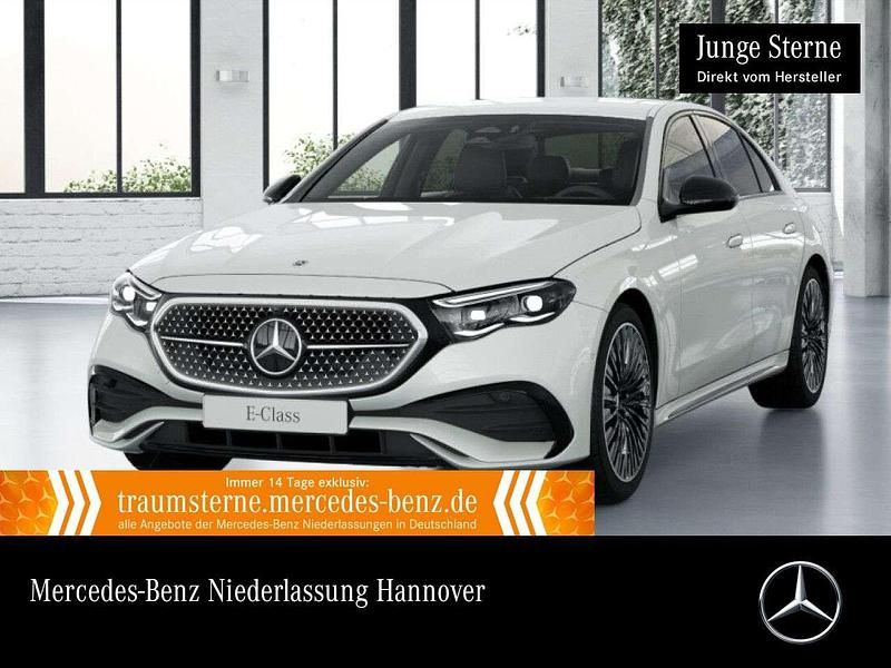 Manufaktur opalithweiß bright Gebraucht 2024 Mercedes E300 AMG Limousine | 56.990 € (Fairer Preis) - Bild 1/3