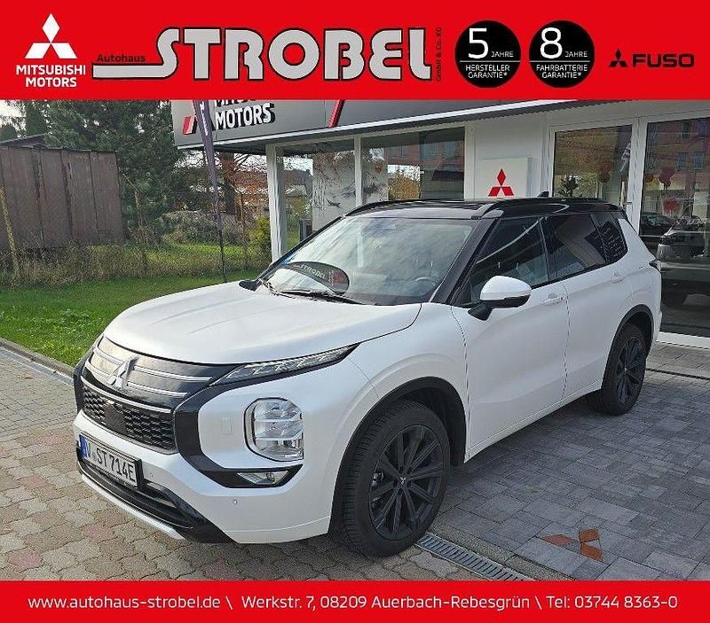 Kristallschwarz / sterlingsi Gebraucht 2025 Mitsubishi Outlander P-HEV Top SUV | 49.900 € - Bild 1/4