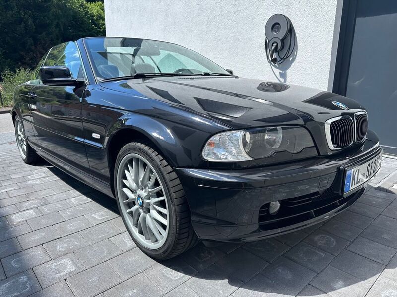 Schwarz Gebraucht 2000 BMW 323 Cabriolet Cabrio | 11.500 € (Fairer Preis) - Bild 1/4