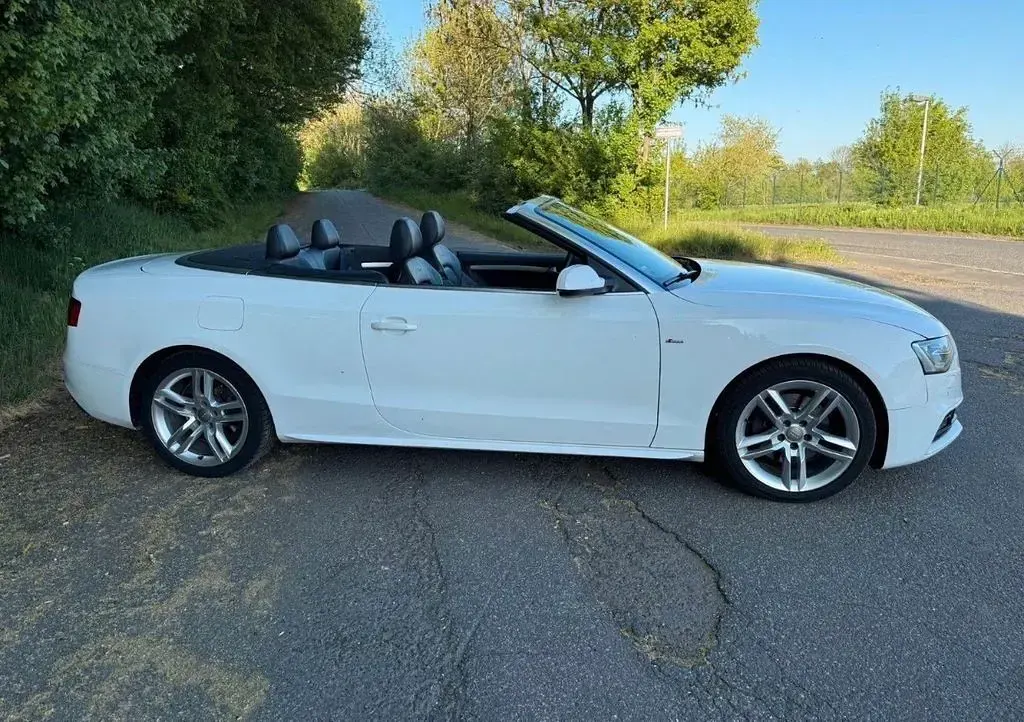 Usata Audi A5 Cabriolet S-Line 245 CV (180 kW) 2013 Bianco Cabrio
