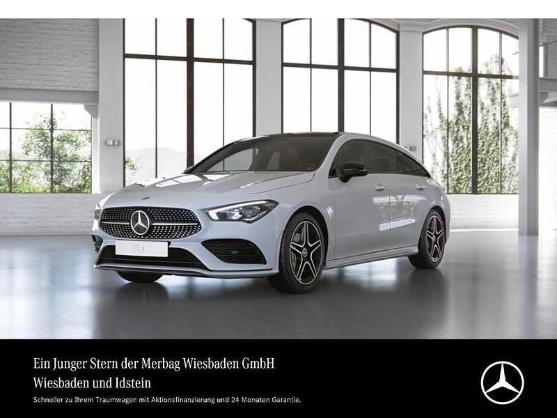 Polarweiß Gebraucht 2020 Mercedes CLA200 Shooting Brake AMG line Kombi | 24.890 € (Etwas zu teuer) - Bild 1/4