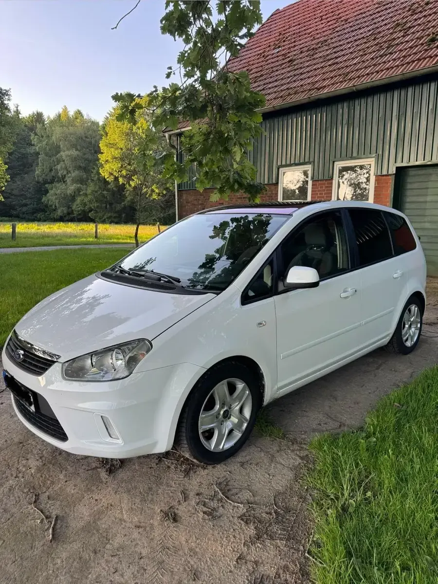Gebraucht Ford C-MAX 109 PS (80 kW) 2009 Weiß Van / Kleinbus