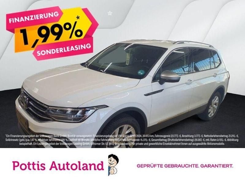 Weiss Gebraucht 2024 VW Tiguan Allspace Life SUV | 35.977 € (Guter Preis) - Bild 1/3