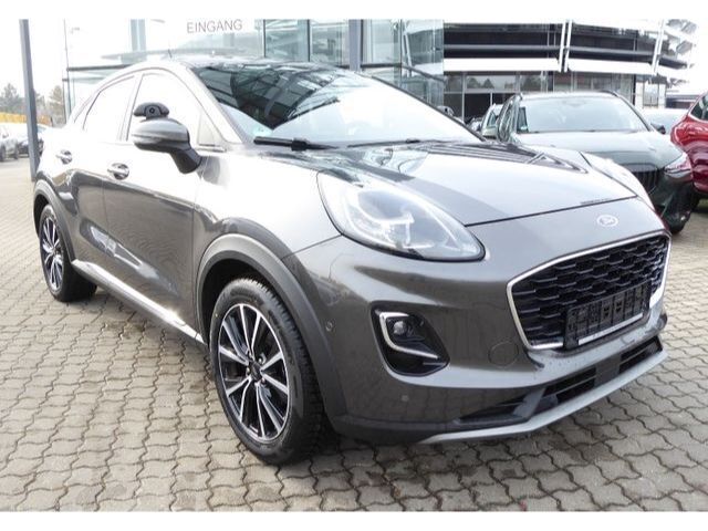Grau Gebraucht 2021 Ford Puma Titanium SUV | 11.980 € - Bild 1/4
