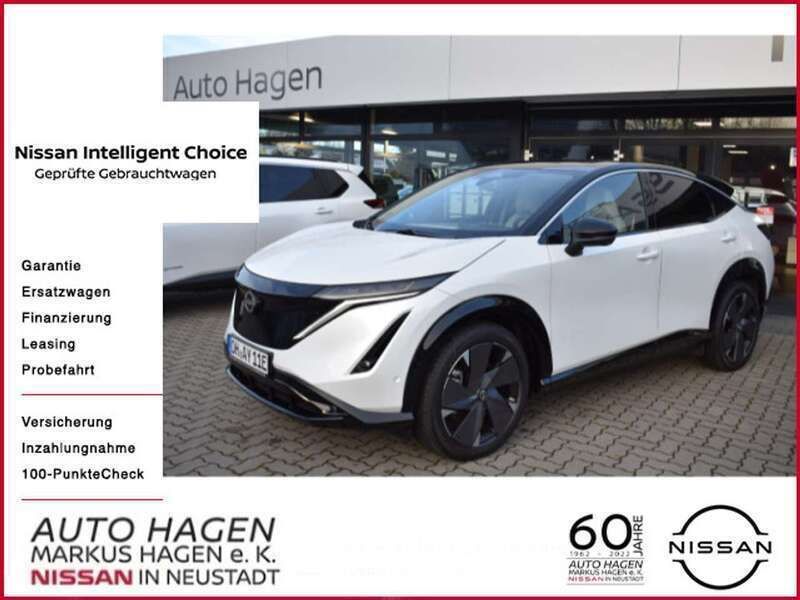 Weiß Neu 2025 Nissan Ariya Evolve SUV | 54.850 € (Teuer) - Bild 1/4