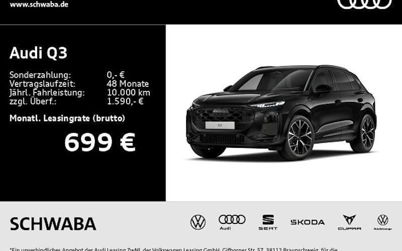 Neu Audi Q3 Ambiente 272 PS (200 kW) 2026 Schwarz SUV
