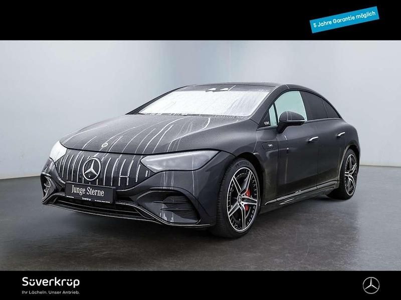Schwarz Gebraucht 2022 Mercedes EQE AMG 43 AMG Limousine | 57.943 € (Etwas zu teuer) - Bild 1/2