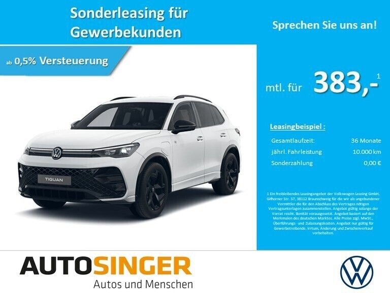 Weiß Gebraucht 2022 VW Tiguan Design SUV | 54.980 € (Teuer) - Bild 1/4