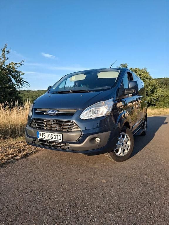 Blau Gebraucht 2013 Ford Tourneo Custom Van / Kleinbus | 16.500 € - Bild 1/4