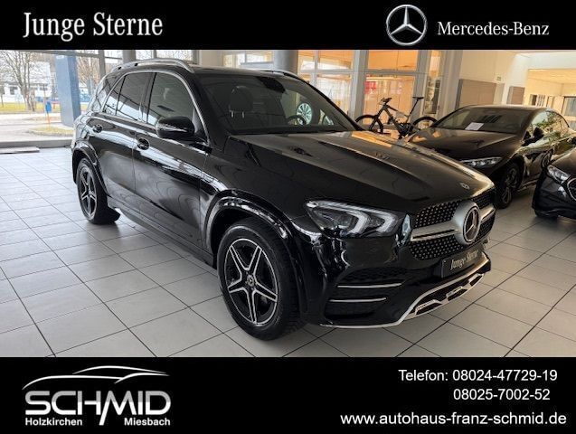 Schwarz Gebraucht 2020 Mercedes GLE350e AMG line SUV | 57.850 € (Fairer Preis) - Bild 1/4