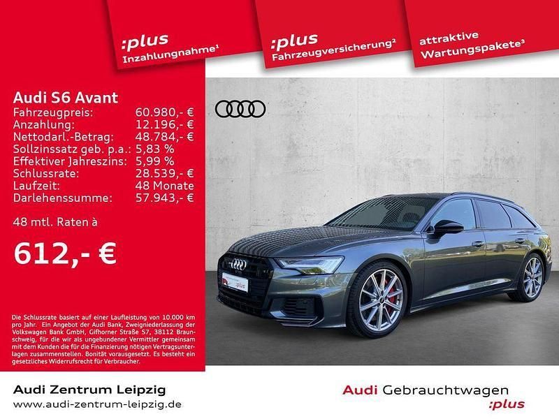 Daytonagrau perleffekt Gebraucht 2022 Audi S6 Ambiente Kombi | 60.980 € (Teuer) - Bild 1/3