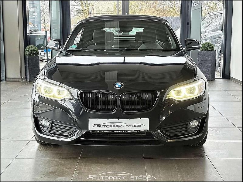 Second-hand BMW 218 Advantage 150 CP (110 kW) 2017 Negru Cabrio
