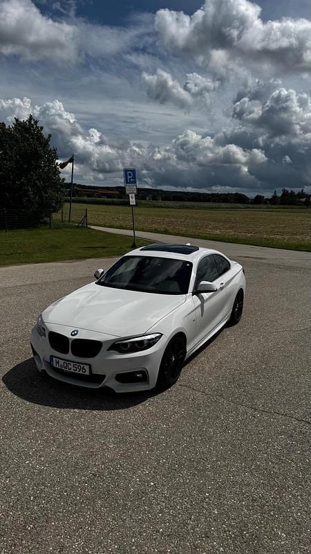 Weiß Gebraucht 2019 BMW 230 Coupé | 28.640 € - Bild 1/4