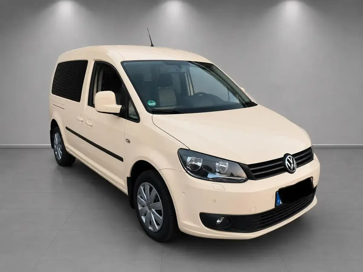 Gebraucht VW Caddy Maxi Comfortline 102 PS (75 kW) 2013 Beige Van / Kleinbus
