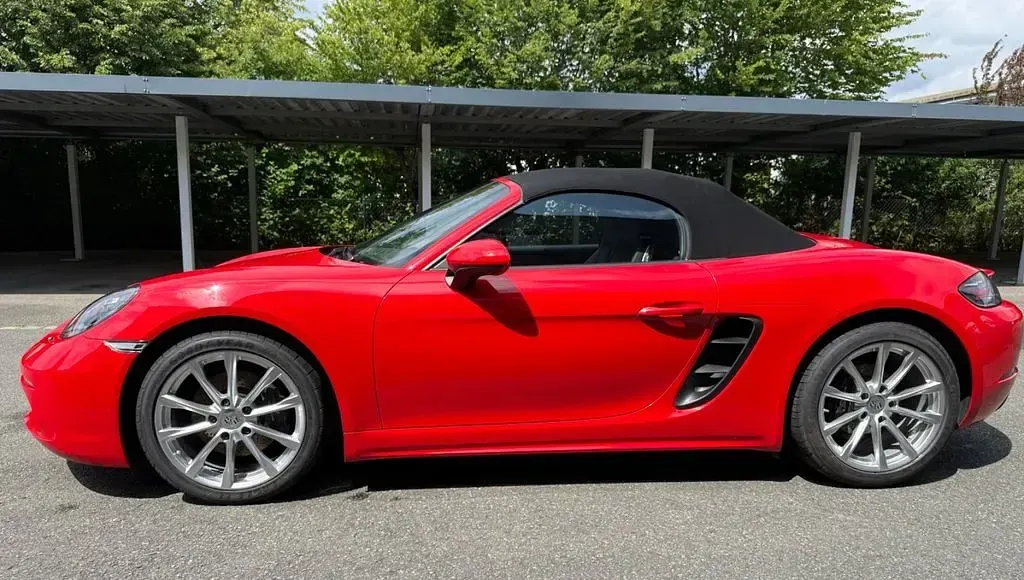 Gebraucht Porsche 718 Boxster 299 PS (219 kW) 2017 Rot Cabrio