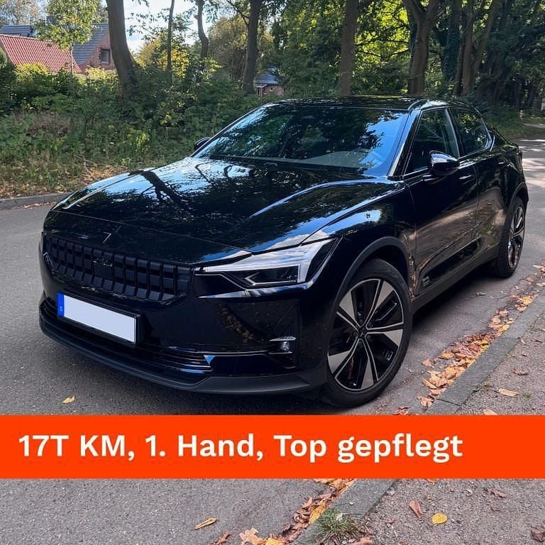 Schwarz Gebraucht 2022 Polestar 2 Long Range Single Motor Limousine | 27.790 € (Superpreis) - Bild 1/4