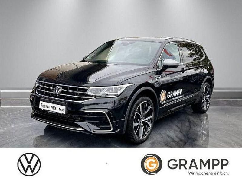 Schwarz Gebraucht 2024 VW Tiguan Allspace R-line SUV | 46.430 € (Teuer) - Bild 1/4